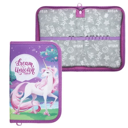 Penal 1 section, 135 x 212 x 26 mm, textile, PCT 04-20 mAX, "Fairytale unicorn" 70639