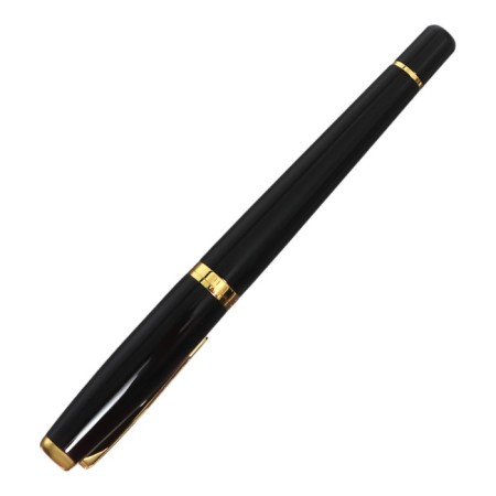 Gift handle, feathers, in the leatherette case, VIP, black body-7