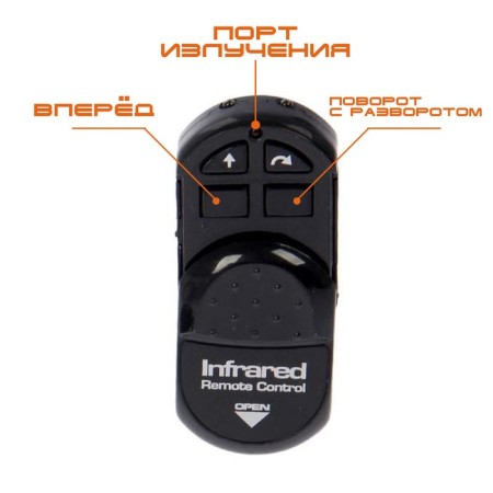 Radio -controlled beetle "cockroach", works from batteries, light-3