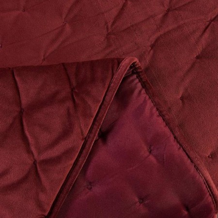 A set with a blanket "Iolanta", size 240x260 cm, 50x70 cm - 2 pcs, color Bordeaux-4