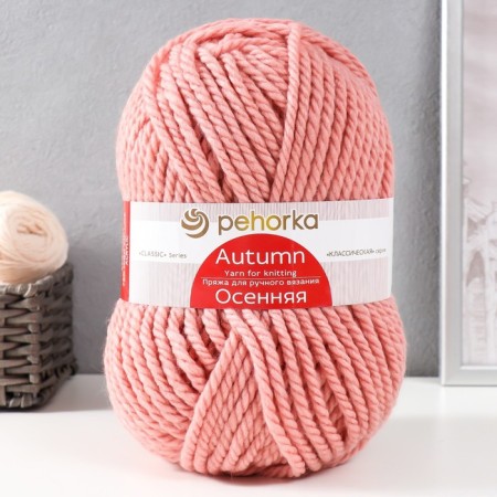 Autumn yarn 25% wool, 75% pan 150m/200g (599-bonded rose)