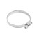 Chervyeric zein clamp, non-heating carriage, diameter 44-64 mm, 9 mm width, galvanized