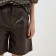 Women leather shorts MIST BAS, p. 48, brown