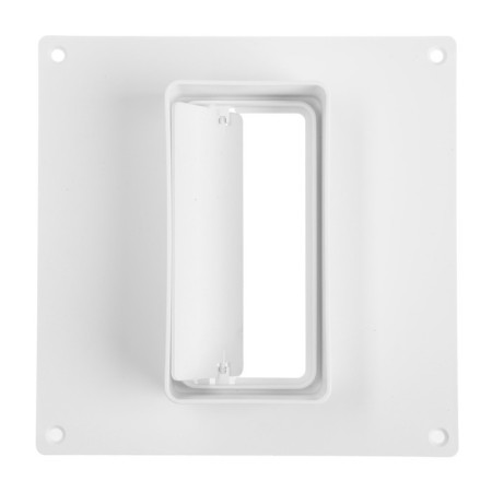 Zein ventilation duct connector, 60 x 120 mm, with a pad and with a valve-5