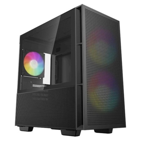 Корпус Deepcool CH360 черный без БП miniITX 7x120mm 2x140mm 1xUSB3.0 audio bott PSU