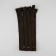 Lightning "Spiral", No. 7, non -proceeding, castle machine, 18 cm, brown color