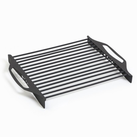 Ground grill "Lotus", thickness of rods 8 mm, handle steel 2 mm, 48 x 38 cm