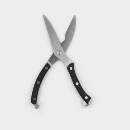 Scissors kitchen shares "Profi", 25 × 4 × 1.5 cm, black color-3