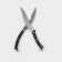 Scissors kitchen shares "Profi", 25 × 4 × 1.5 cm, black color