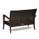 The sofa "Rattan Ola Dom" brown, 128 x 77 x 89 cm