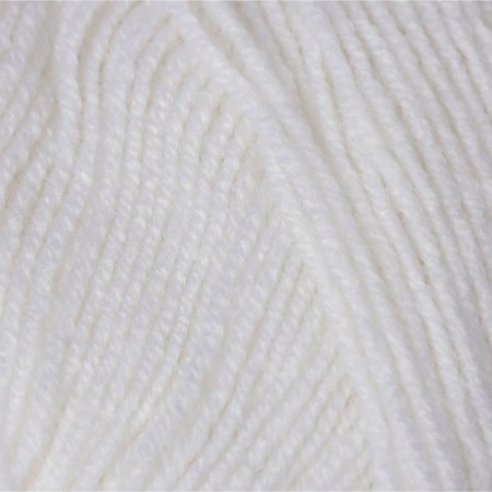 Yarn "Lanagold fine" 49% wool, 51% acrylic 390m/100g (55 white)