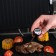 Thermal canopy of the kitchen TP-100, maximum temperature 300 ° C, from LR44, black