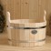 Gang of linden, 15 liters, round, stainless hoop, "Dobroparov"