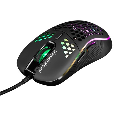 Mouse call 713G Netrunner Black Optical (3200DPI) USB (6but)-6