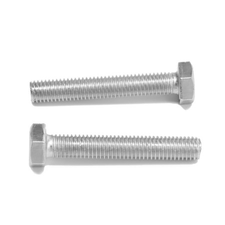 Bolt of the tundra krep, with a hexagonal head, galvanized, Din933, M8x50 mm, 1 kg-1