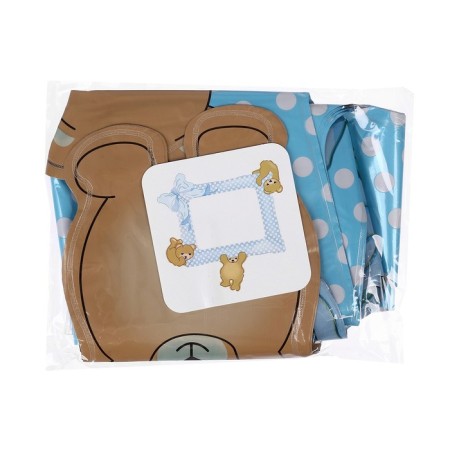 Foil ball 25 "Blue photo frame"-1