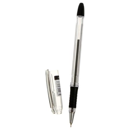 Ballpoint handle Berlingo I-10, black, 0.4 mm, rubber emphasis price per 1 piece.-3