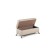 Rondel banquet with PM, 950 × 410 × 420 mm, eco -leather, vanilla souffle color