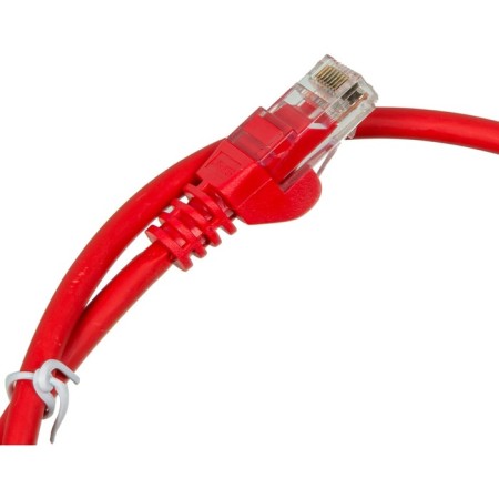 Lanmaster Lan-PC45/U5E-0.5-RD UTP RJ-45 Vil.-Vilka RJ-45 Kat. 5M Red LSZH 107752-1
