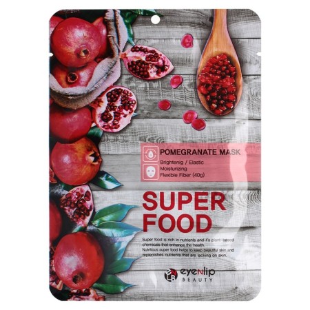 Facial face mask Eyenlip Super Food Pomegranate, 23 ml