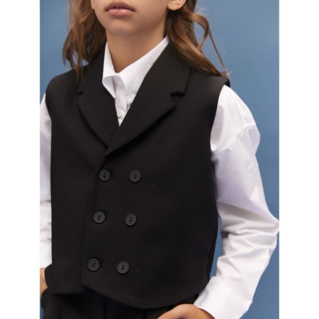 Children's vest Children's Amarobaby Study Smart, height 152 cm, black color-7