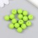 Busina silicone "round" fluorescent-green d = 0.9 cm
