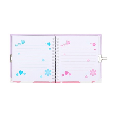 Gift notebook, 45 sheets, line, on the castle, on the crest, cat (13x13.5cm)-3