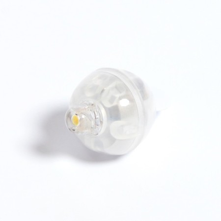 LED for a ball, round, yellow color, plastic-1