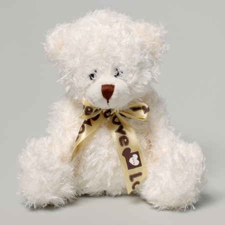 Soft toy "Bear with a bow", color mix-3