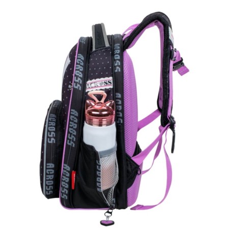 School backpack by Ergon. Spray Across 194 37*28*12 Virgin + Pen, Back Cher/Rose 24-194-7-2