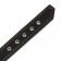 Collar leather two-layer dimensionless, 69 x 3.5 cm, Osh 45-60 cm, black