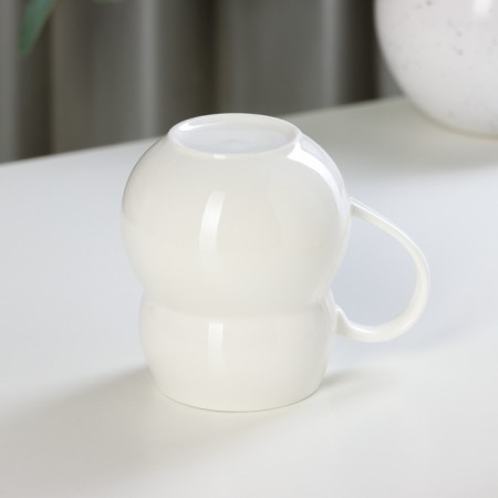 Ceramic mug with silicone lid "Gentleman", 380 ml, MIX drawing-4