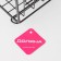 Basket suspended share "Loft", 28.5 × 24 × 17.5 cm, black color