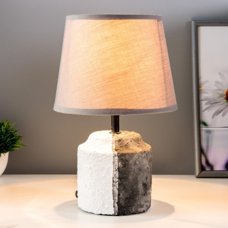 Kiana table lamp E14 40W gray-white 20x20x33cm Risalux-1