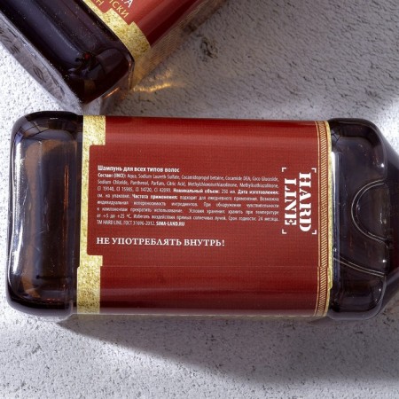 Set “First in All”, shower gel and hair shampoo in whiskey bottles, 2x250 ml-4