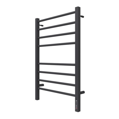 Terminus heated towel rail "Sicily" P8, 500x800 mm, dimmer, black matte-1
