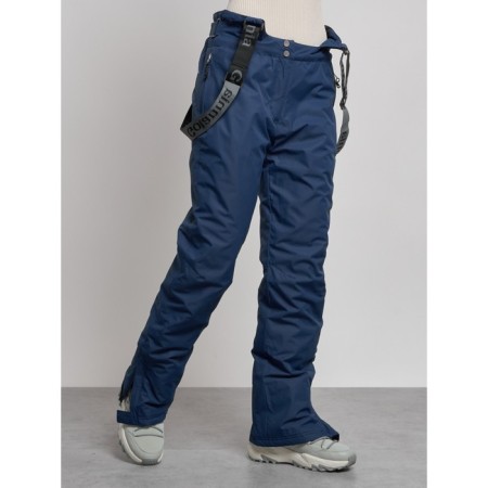 Semi-combinezone ski insulated female winter, size 42, dark blue color-5