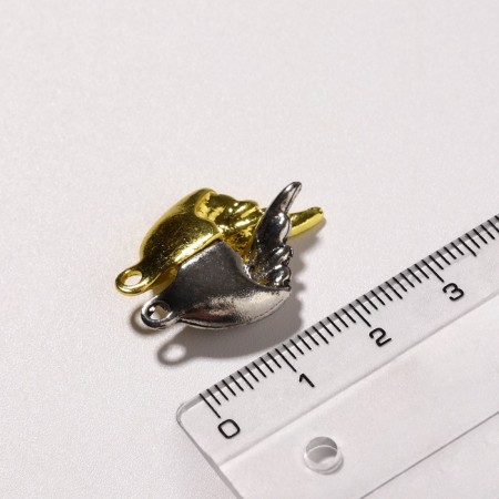 Magnetic Castle "Wings" (set 2 pcs.), The color of silver-gold-2