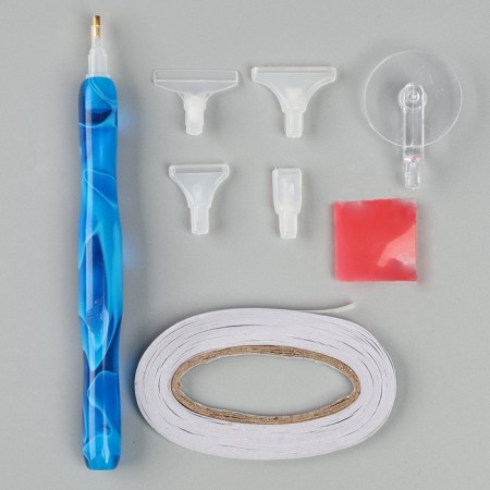 Stylus in individual packaging with 5 nozzles and adhesive pillow-2