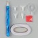 Stylus in individual packaging with 5 nozzles and adhesive pillow