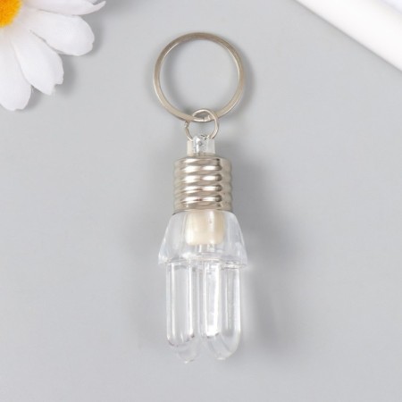 Light light on the ring "Transparent lamp" flashes 2.5x6 cm