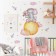 Sticker Plastic Interior Color "Elephant with Airplane" set 2 sheets 30x60 cm