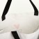Household bag without fastening, white color