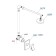 The shower system waserkraft a12669, built -in, tropical shower, chrome