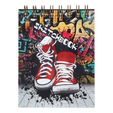 A6 sketchbook, 80 sheets on the crest on the short side of the 