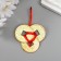 Suspension 3 coins gold d = 2.5 cm