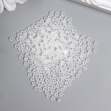 Glass 8/0 "Matte translucent. White" 10 g-1