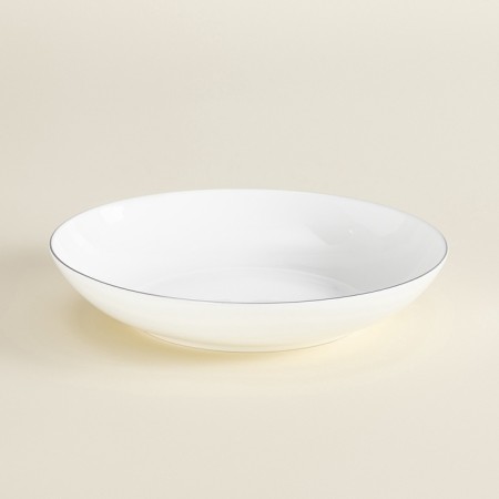 Deep plates SL Home "Cascon", 700 ml, D = 20 cm, set 2 pcs, bone porcelain, white-4