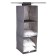 Organizer suspended for storing things Polini Home, 3 shelves, 30x30x90 cm, color gray color