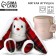 Soft toy Bunny "LI Schoolgirl", hare
